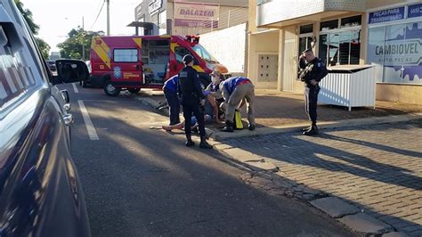 Homem Fica Ferido Ao Sofrer Queda De Bicicleta Na Rua Olindo Periolo Vídeo Dailymotion