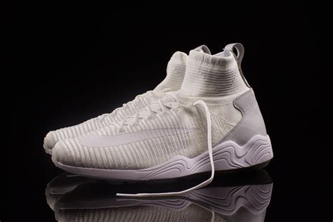 Nike Zoom Mercurial Flyknit Triple White - Sneaker Bar Detroit