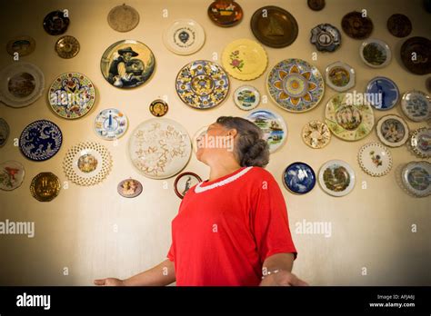 Mature Woman Gesturing Stock Photo Alamy