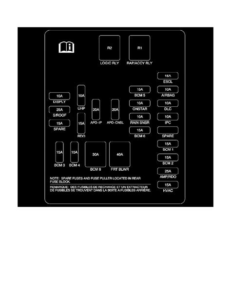 Cadillac Workshop Service And Repair Manuals Srx Awd V6 30l 2010 Relays And Modules