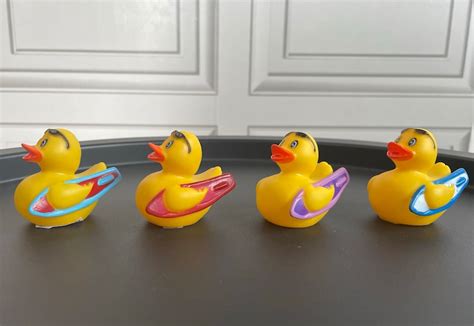 Surfer Mini Rubber Duck Set Fun T Wedding Favour Duck Etsy