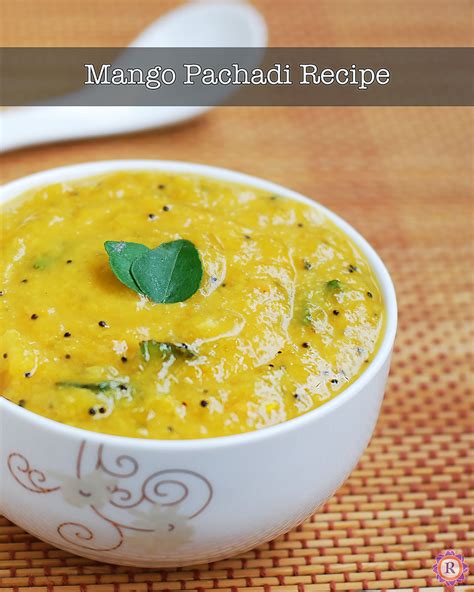 Mango Pachadi Recipe Manga Pachadi Raks Kitchen