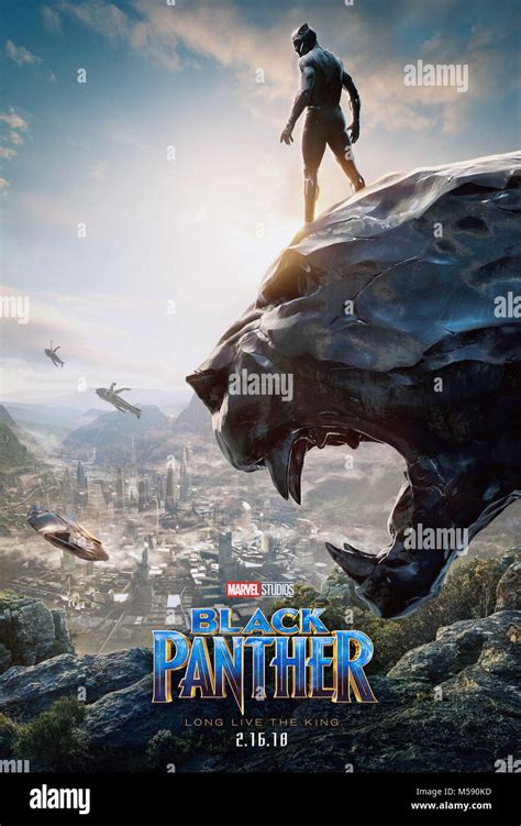 Black Panther Us Poster Chadwick Boseman As Black Panther