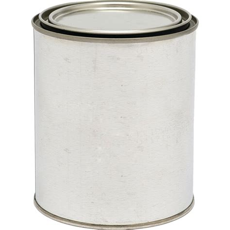 Valspar Empty Paint Can Qt Capacity Metal Silver