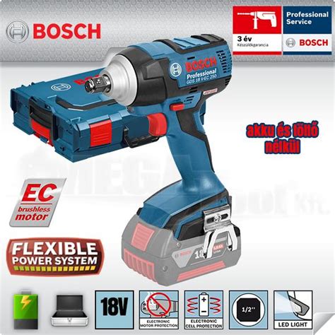 Bosch Gds 18 V Ec 250 Solo 06019d8101 Masina De Insurubat Cu Impact