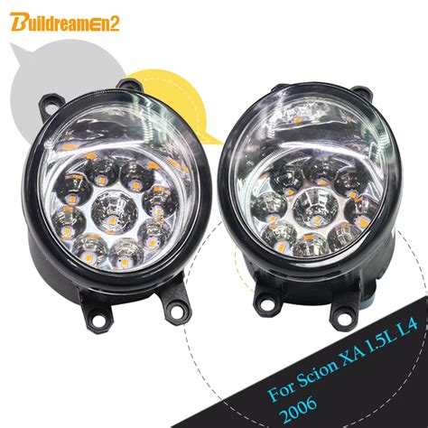 Buildreamen2 For Scion Xa 15l L4 2006 Car Led Light Right Left Fog