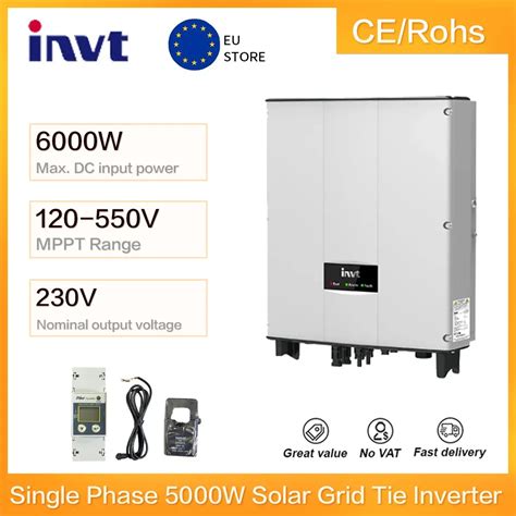 Solar Grid Tie Inverter W With Wifi Dc V To Ac V Ip Mppt