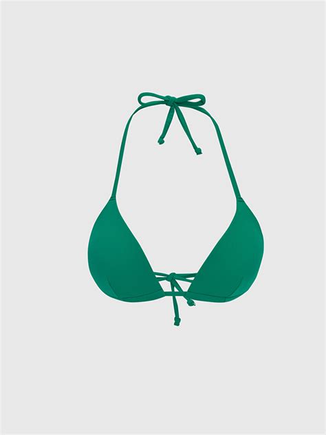 Lcw Dream Turkuaz Boyundan Ba Lamal Kad N Dolgusuz Bikini St S Z Srq Lcw