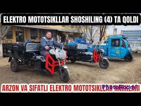 ARZON VA SIFATLI ELEKTRO MOTOTSIKLLAR NARXLARI SHOSHILING 4TA QOLDI