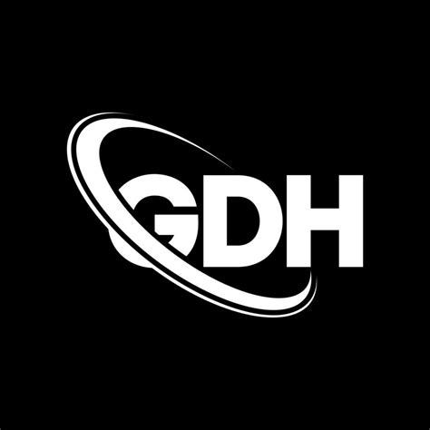 GDH logo. GDH letter. GDH letter logo design. Initials GDH logo linked ...