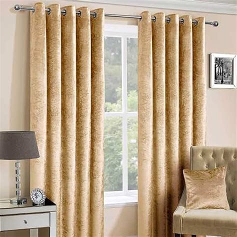 Amazon.co.uk: Gold Eyelet Curtains