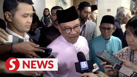 No Discussion On Cabinet Reshuffle With King Says Anwar YouTube