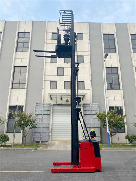 Kg Kg Electric Order Picker Truck One Man Up Lifting Platform