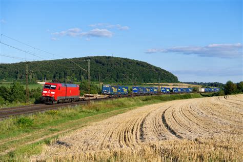 Db Cargo Mit Einem Lkw Walter Klv Zug Bei Wettelsheim Richtung