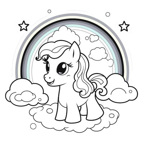 Paginas Para Colorear Para Ninos Para Imprimir Mi Pequeno Pony Para