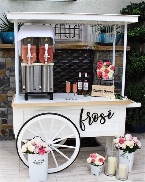 Frose Cart Services The Typsy Gypsy Bar Mobile Coffee Cart Socal