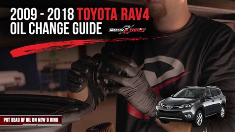 2009 2018 Toyota Rav4 Oil Change Guide Motivx Tools