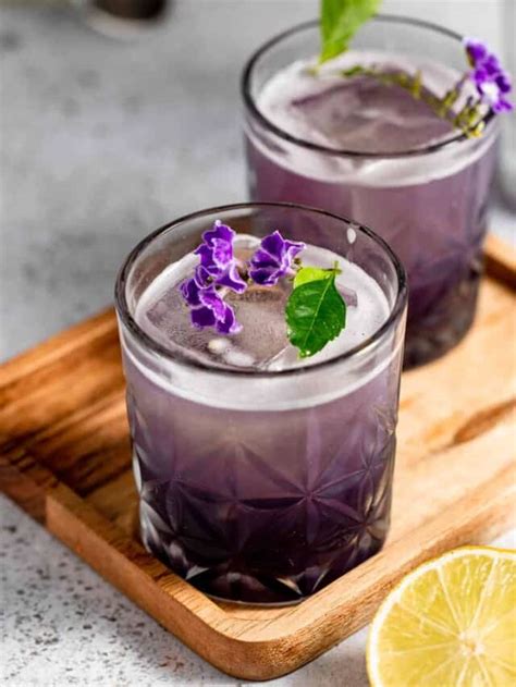 How To Make A Purple Rain Cocktail Baking Ginger