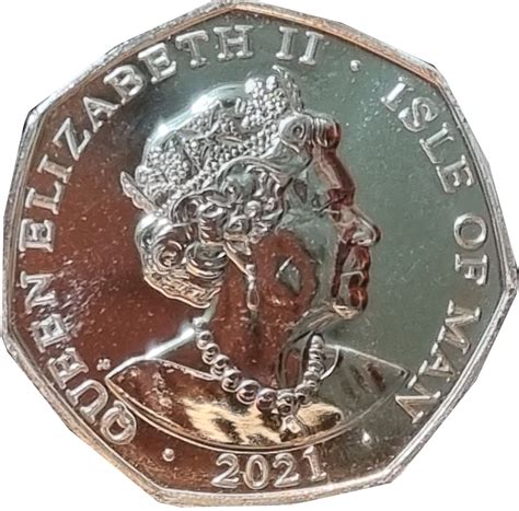 50 Pence Elizabeth II Platinum Jubilee Long Live Our Noble Queen