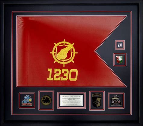 Gallery Framed Guidon Examples Framed Guidons Framed Flag Frame Gallery Frame