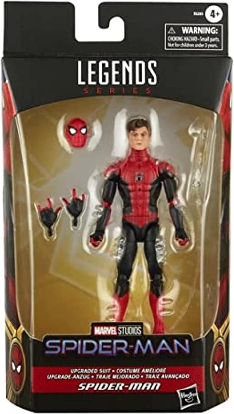 Marvel Legends Series Traje Mejorado De Spider Man Unmasked No Way