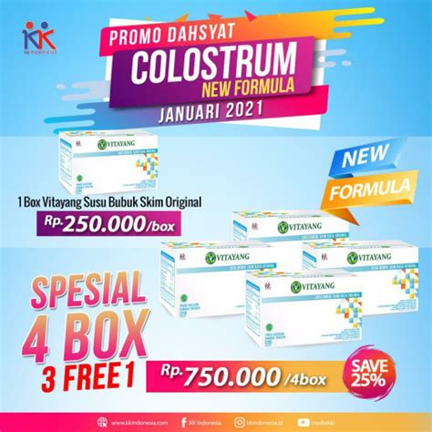 Jual Vitayang Colostrum Susu Skim Bubuk Promo Shopee Indonesia