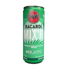 Bacardi Mix R Mojito Ml Can Non Alcoholic Premium Mixer Amazon