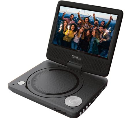 7″ Swivel Screen Portable Dvd Player Media Player Curtis International