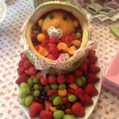 Watermelon Fruit Basket Baby Shower Pinterest Watermelon Fruit