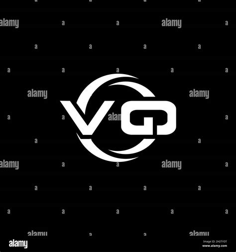 Vq Monogram Logo Letter With Simple Shape And Circle Rounded Design