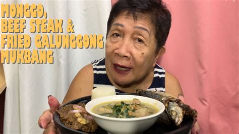 Beef Steak Monggo And Fried Paksiw Na Galunggong Mukbang Youtube