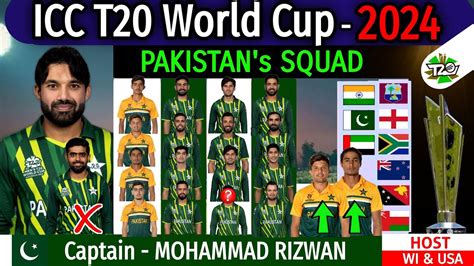 World Cup Squads 2024 Pak Jolie Madelyn