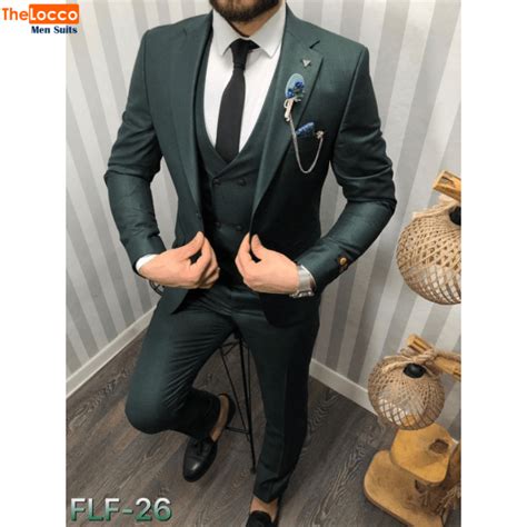 A Luxurious Jungle Green Suit Men Made To Fit Thelocco