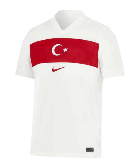 Nike Türkei Trikot Home EM 2024 Weiss Rot F100 Fan Shop Fan Artikel