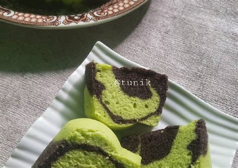 Resep Bolu Pandan Ketan Hitam Kukus Oleh Tunik Cookpad