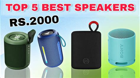 Top Best Bluetooth Speakers Under Best Portable Bluetooth