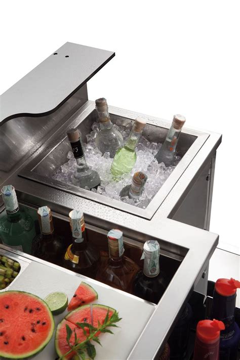 Workstation Cocktail Stainless Steel Bar Counter By Frigomeccanica