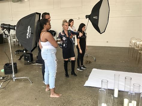 Behind the scenes at todays shoot. Editorial to come | Behind the