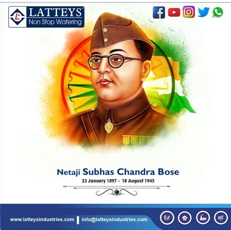 Netaji Jayanti Or Netaji Subhas Chandra Bose Jayanti Officially Known