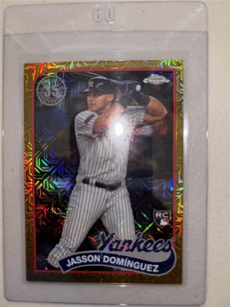 Jasson Dominguez 2024 Topps Silver Pack T89C 33 1989 Chrome Promo