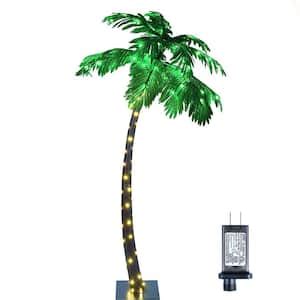 Lightshare Ft Plus Ft Pre Lit Led Palm Tree Artificial Christmas