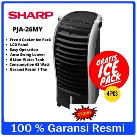 Jual Air Cooler Sharp Pja 26 My 65wat Pendingin Ruangan Ac Portable