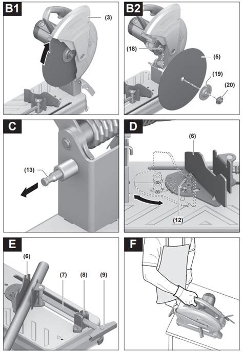 Bosch Gco Metal Cut Off Saw Instruction Manual