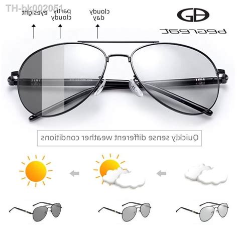 ☢ Begreat Photochromic Polarized Sunglasses For Man Women Driving Pilot