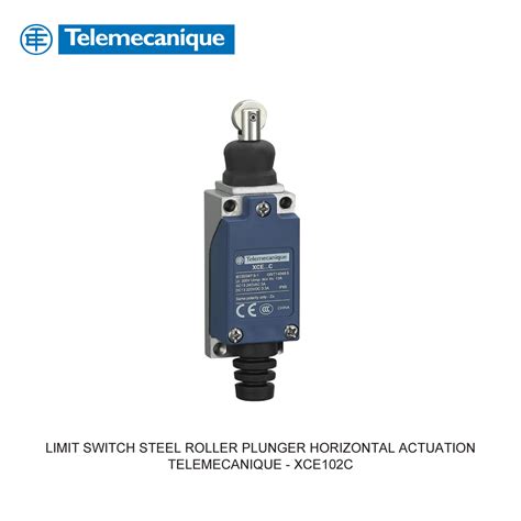 Listrikkita Limit Switch Steel Roller Plunger Horizontal Actuation