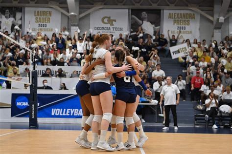 No 8 Seed Tech Sweeps The Citadel To Open Ncaa Tourney Georgia Tech