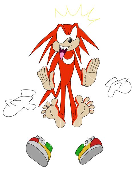 Knuckles wild take by Jolly-villevillage on DeviantArt