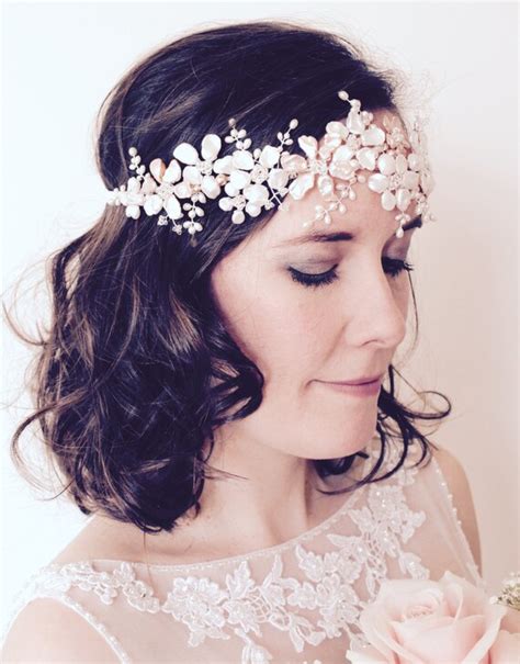 Bridal Boho Flower Crown Floral Bridal By Joannareedbridal On Etsy