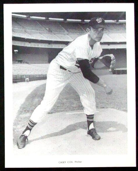 Circa Casey Cox Washington Senators X Publicity Photo D C