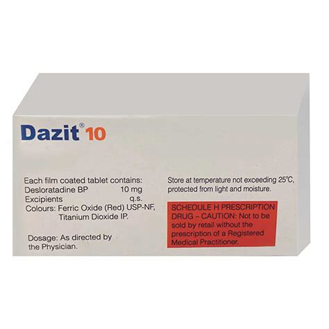 Dazit Tablet S Price Uses Side Effects Netmeds